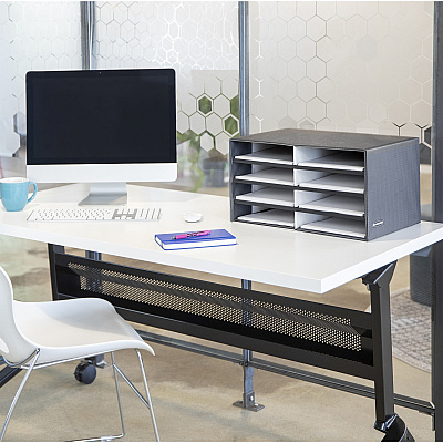 Bankers Box Fellowes Pinstripe Literature Sorter - Letter (FEL6170301)