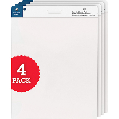Business Source 25"x30" Self-stick Easel Pads (BSN38592)