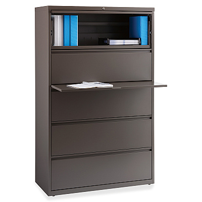 Lorell Fortress Series Lateral File w/Roll-out Posting Shelf (LLR60473)