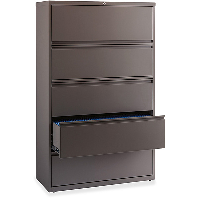 Lorell Fortress Series Lateral File w/Roll-out Posting Shelf (LLR60473)