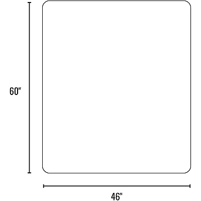 ES ROBBINS Natural Origins Rectangular Chair Mat (ESR141052)