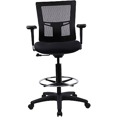 Lorell Mesh Back Drafting Stool (LLR43100)