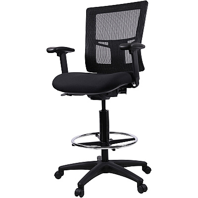 Lorell Mesh Back Drafting Stool (LLR43100)