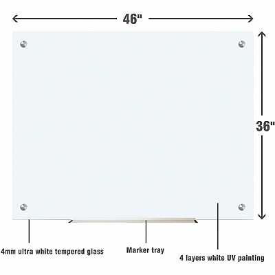 Lorell Dry-Erase Glass Board (LLR52502)