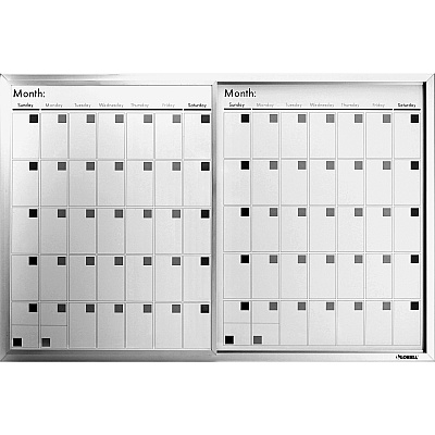 Lorell Magnetic Dry-Erase Calendar Board (LLR52503)