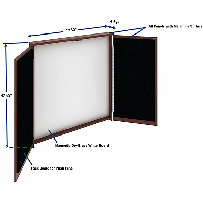 Lorell Dry-erase Whiteboard Presentation Cabinet (LLR69865)