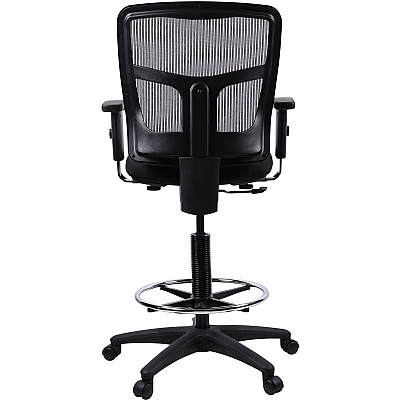 Lorell Ratchet Back Mesh Mid-Back Stool (LLR86801)