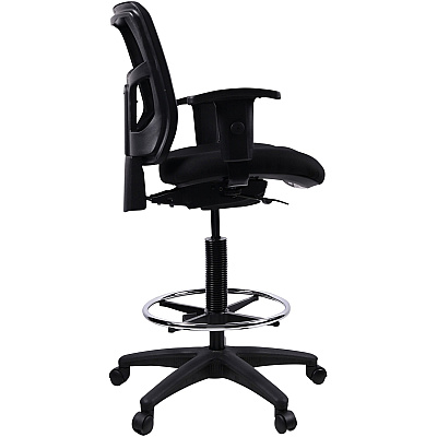 Lorell Ratchet Back Mesh Mid-Back Stool (LLR86801)