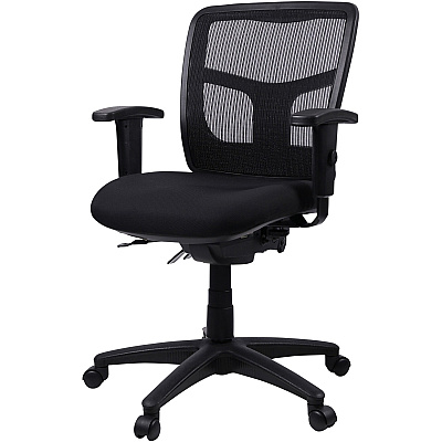 Lorell Ergomesh Swivel Mesh Mid-back Office Chair (LLR86802)