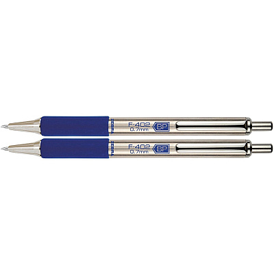 Zebra STEEL 4 Series F-402 Retractable Ballpoint Pen (ZEB29222)