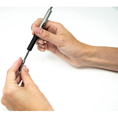 Zebra STEEL 4 Series F-402 Retractable Ballpoint Pen (ZEB29222)