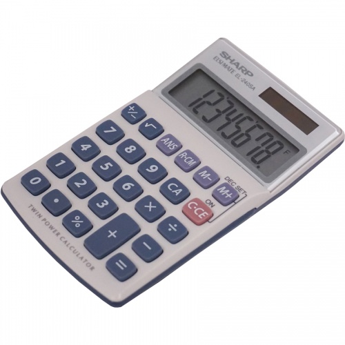 Sharp EL-240SAB 8-Digit Handheld Calculator