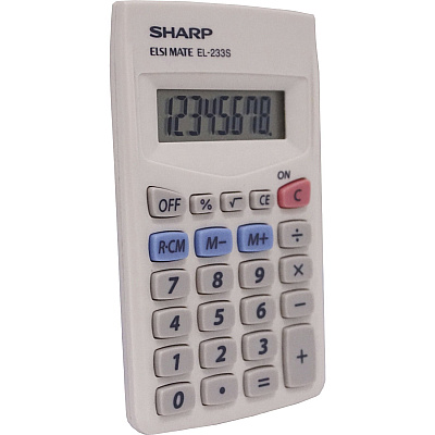 Sharp EL-240SAB 8-Digit Handheld Calculator