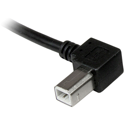 StarTech 1m Usb 2.0 A To Left Angle B Cable M/m (USBAB1ML)