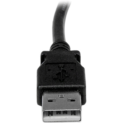 StarTech 1m Usb 2.0 A To Left Angle B Cable M/m (USBAB1ML)