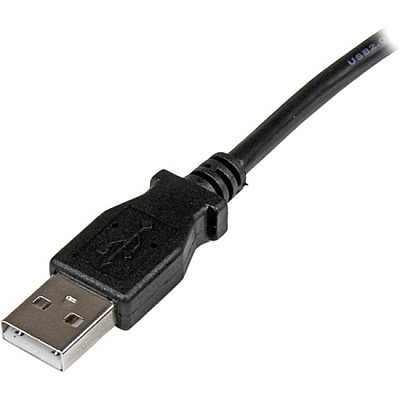 StarTech 1m Usb 2.0 A To Left Angle B Cable M/m (USBAB1ML)