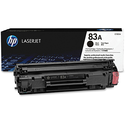 HP 83A (HEWCF283A) Original Laser Toner Cartridge - Single Pack - Black - 1 Each