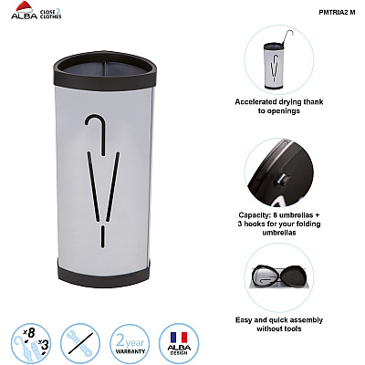 Alba Large Triangular Umbrella Stand (ABAPMTRIA2M)