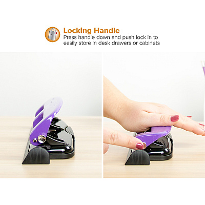 Bostitch EZ Squeeze 12 Three-Hole Punch (ACI2105)