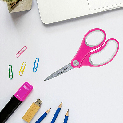 Westcott Soft Handle 5" Pointed Kids Value Scissors (ACM14727)