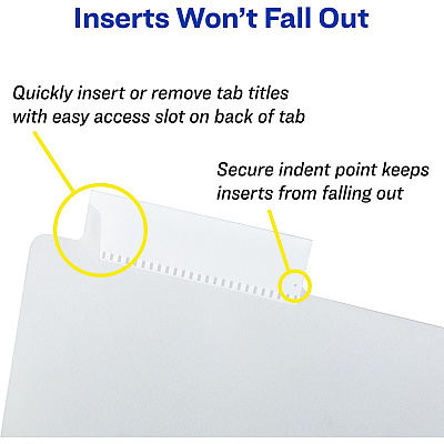 Avery Big Tab Insertable Dividers (AVE11115)