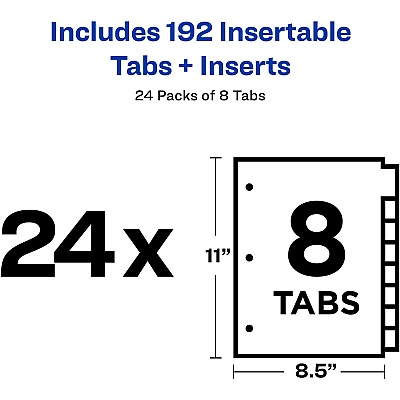 Avery Big Tab Insertable Dividers (AVE11115)