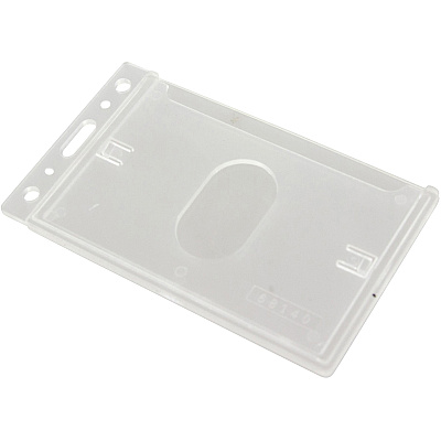 SICURIX Rigid PC ID Badge Dispensers with Thumb Slot - Vertical (BAU68140)