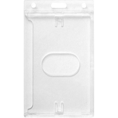 SICURIX Rigid PC ID Badge Dispensers with Thumb Slot - Vertical (BAU68140)