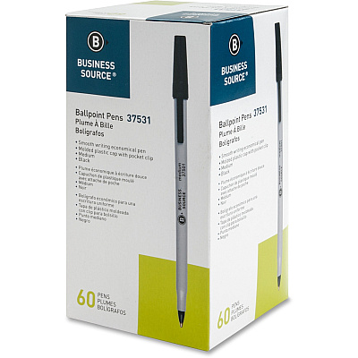 Business Source Bulk Pack Ballpoint Stick Pens (BSN37531)