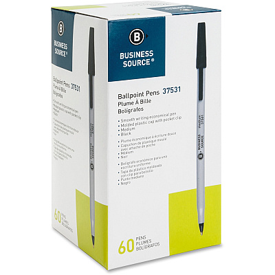 Business Source Bulk Pack Ballpoint Stick Pens (BSN37531)