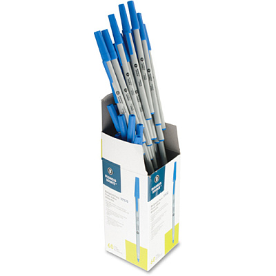 Business Source Bulk Pack Ballpoint Stick Pens (BSN37532)