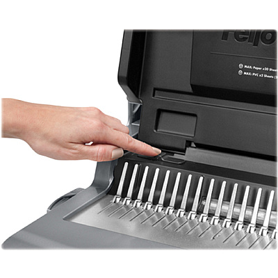Fellowes Quasar+ 500 Comb Binding Machine w/ Starter Kit (5227201)