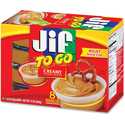 Jif To Go Peanut Butter Cups - Creamy (SMU24136)
