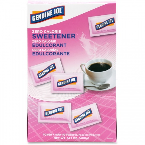 Genuine Joe Saccharine Zero Calorie Sweetener Packets (70469)