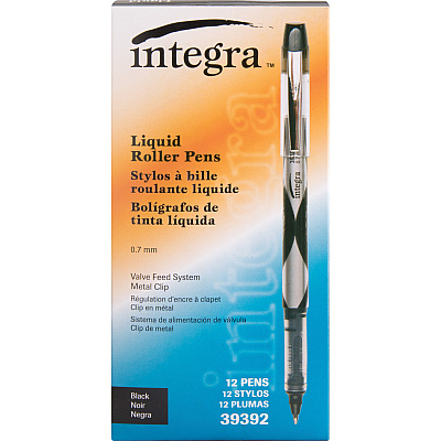 Integra Liquid Ink Rollerball Pens (ITA39392)