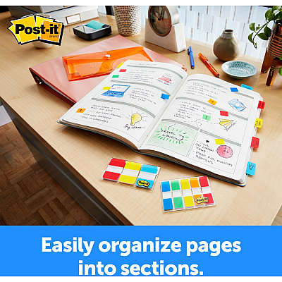 Post-it Tabs in On-the-Go Dispenser (MMM686ALYR1IN)