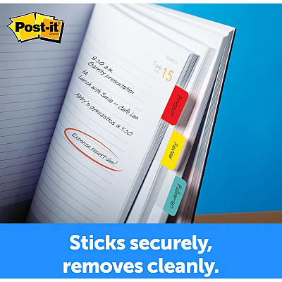 Post-it Tabs in On-the-Go Dispenser (MMM686ALYR1IN)