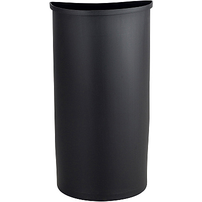Safco Half Round Receptacle (SAF9940BL)