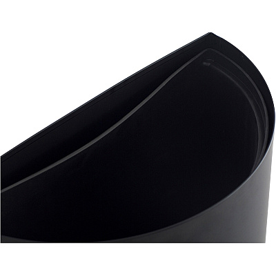Safco Half Round Receptacle (SAF9940BL)