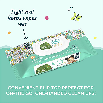 Seventh Generation Baby Wipes (SEV34208)