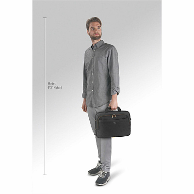 Solo Carrying Case (Briefcase) for 15.6" iPad Notebook - Orange, Black (USLUBN1014)