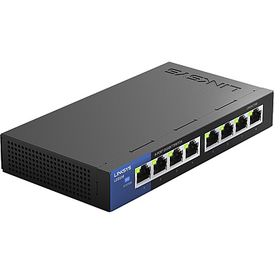 Linksys LGS108 8-Port Business Desktop Gigabit Switch