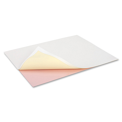 NCR Paper Zero/Form II 3-part Carbonless Paper - Assorted (NCR4642)
