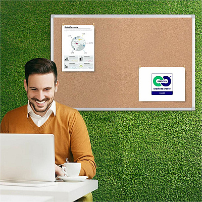 MasterVision Aluminum Frame Recycled Cork Boards (BVCCA021790)