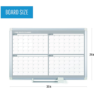 MasterVision Dry-erase 4-month Planner (BVCGA03105830)