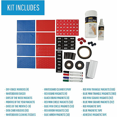 MasterVision Professional Magnetic Board Accessory Kit (BVCKT1317)