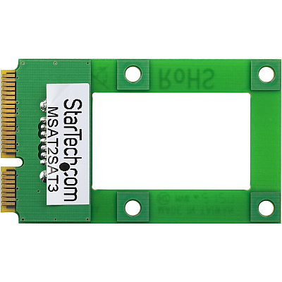 StarTech Msata To Sata Hdd/ssd Adapter Converter (MSAT2SAT3)