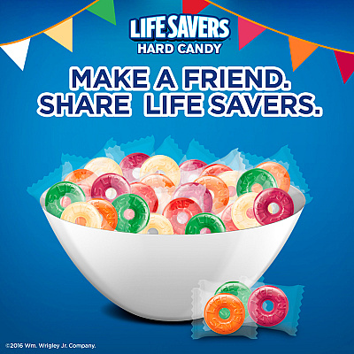 Wrigley LifeSavers 5 Flavors Hard Candies (MRS08501)