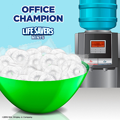 Wrigley Life Savers Mints Wint O Green Hard Candies (MRS08504)