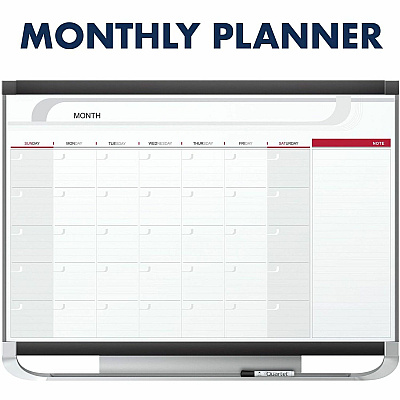 Quartet Prestige 2 Magnetic Monthly Calendar Board (QRTCP32P2)